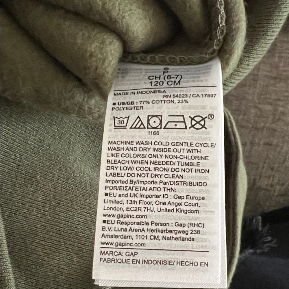 GAP Kids Soft Quarter Zip Pullover Sweatsuit NEW Size Small 6-7
